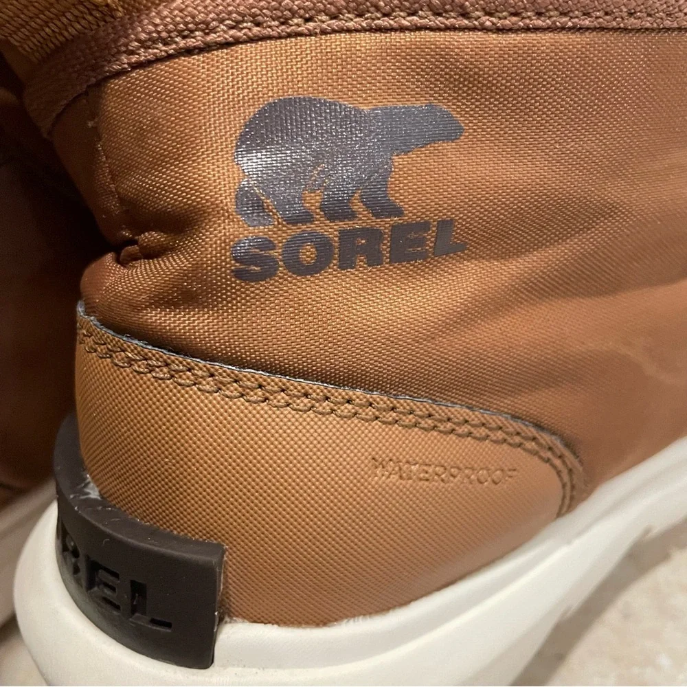 SOREL Women’s Explorer II Carnivel Felt Boot Waterproof Camel Gray Winter Snow